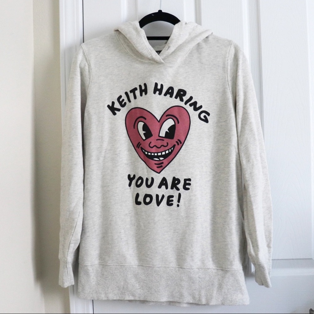 SPRZ x Keith Haring You Are Love! Hoodie - UNIQLO
